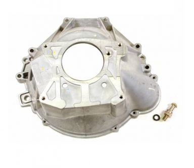 Aluminum T5 Bellhousing, 6 bolt SB Ford, 157 tooth, 83-93 Mustang