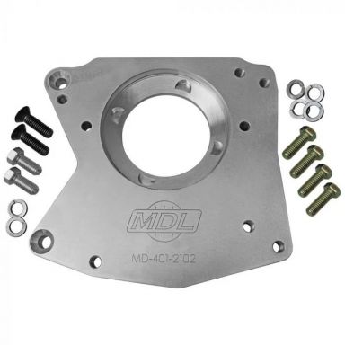 MDL, Ford  Wide pattern SB Ford & I-6 CCW Rotation, to 83-93 Ford T5 Adapter Plate