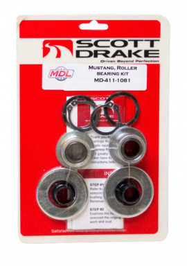 Roller bearing kit, Pedal hanger, 65-73 Mustang, Works with many other Fords