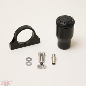 Ring Bros. Billet Reservoir black finish w/mount