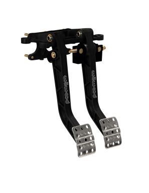 Wilwood Swing Mounted Pedals, Forwarded mount, 6.25:1 ratio, Aluminum Platinum-E finish