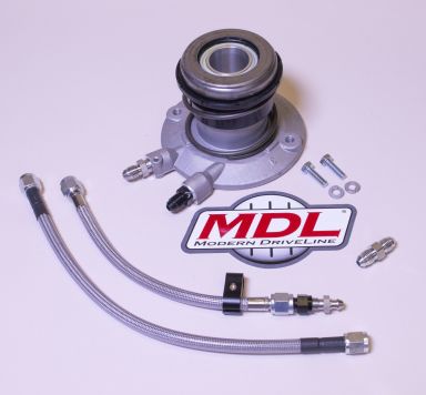 MDL GM Hydraulic Low clearance LS T56/Magnum CSC bearing with Braided lines, remote bleed