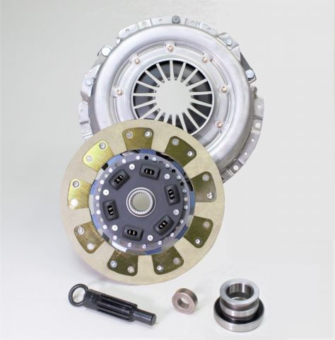 MDL Superior, 10" Long Pattern Clutch Assy. Kevlar/Ceramic, 10 Spline 1-1/16", Cable Acutuation