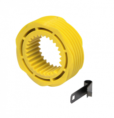 Speedometer Drive Gear with clip, Ford T5 main shaft, 7 tooth-Yellow